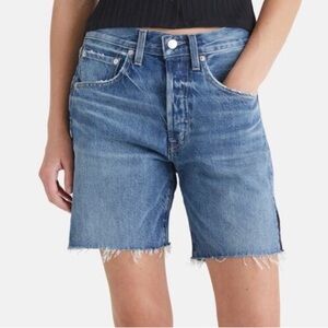 Edwin Cai 7" Button Fly Denim Shorts‎ - Mojave